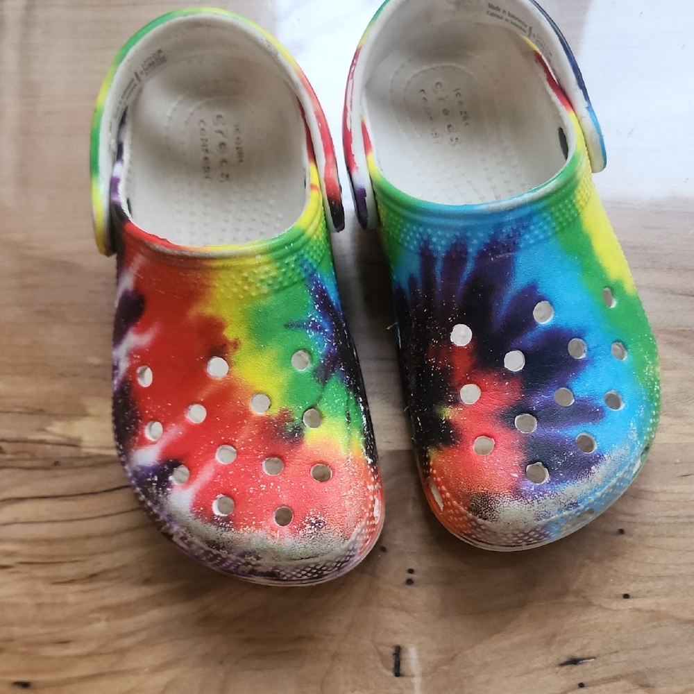 CROCS Kids Tie-Dye Clogs